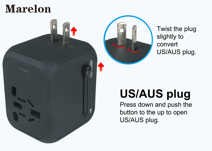 10A PC Material Travel Power Adapter Compatible With Electrical Devices
