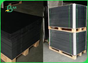 Wholesale 300gsm 350gsm Black Card Paper For Phone Boxes High Strength from china suppliers