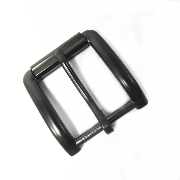 Alloy casting beautiful wholesale metal man belt buckle with belt roller