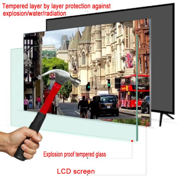 100 Inch Smart Television Tempered Glass Ultra HD LED Smart TV