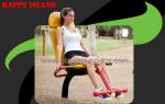 Leg Lift Outdoor Body Excercise Machines , Outdoor Exercise Equipment