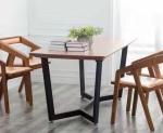 European MDF Wooden Table And Chair Anti Corrosion Insect Prevention