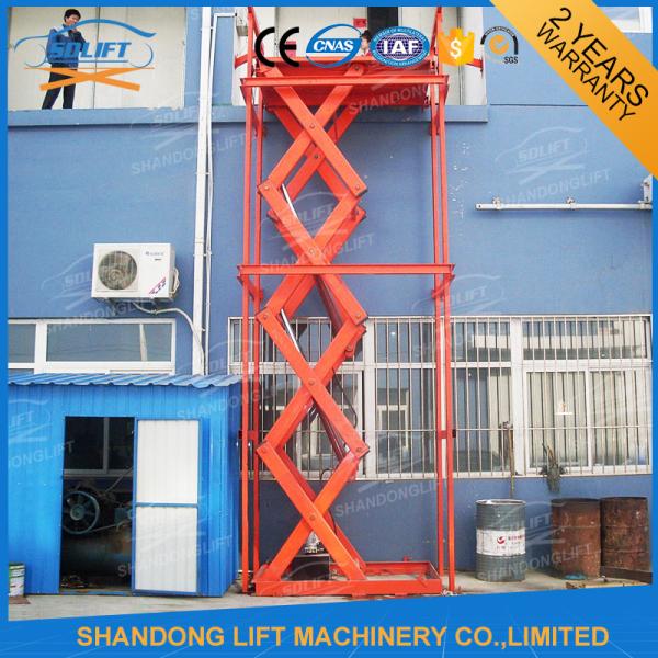 Warehouse Hydraulic Scissor Lifting Equipment for Cargo Loading / Material