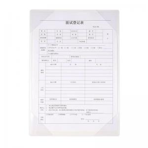 China Magnetic A4 Document Holder Four Corners Insert Direct Writing File Holder OEM on sale