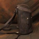 Bucket Retro Soft Anti Theft Genuine Leather Backpack
