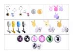 Stainless Steel fashion cartoon rabbit avatar New Design health care stud