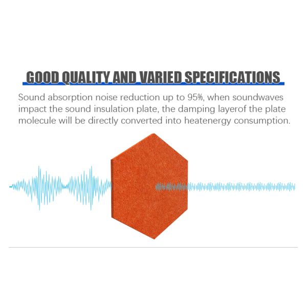 Acoustic Wall Panel For Noise Reduction Made From Custom PET Sound Absorbing Material