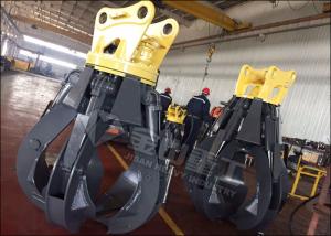 Wholesale 360° Rotation Excavator Rotating Grapple 1950mm Max Jaw Opening Fit PC200 PC210 PC220 from china suppliers