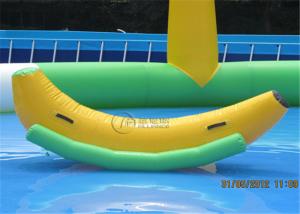 New inflatable seesaw banana seesaw ride-on pool toys for commercial