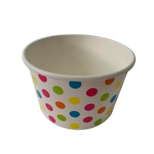 Wholesale Lightweight Disposable Ice Cream Cups 100% 8 Oz Aqueous Coated Portable from china suppliers