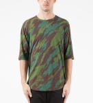 Fashionable Summer Sublimation Printing T Shirts Camouflage Printed Short