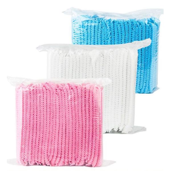 Factory Head Hair Cover Disposable Nonwoven PP Clip Strip Bouffant Hairnet Mob Cap