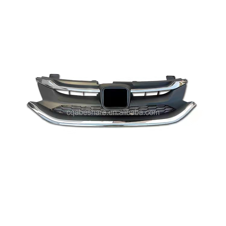 CLA Honeycomb Matt Black Car Chrome Front Grille for Honda Jade 2017 2018 2019 2020 FR1 71121-T4N-H71