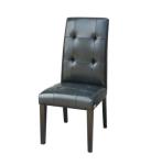 Beech wood leather/pu upholstery leisure chair/wooden dining chair/desk chair