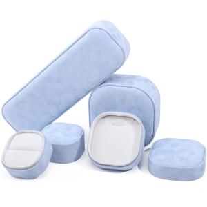 Wholesale Plastic Velvet Hanhong Custom Logo Portable Square Jewelry Box for Necklace Bracelet Ring from china suppliers