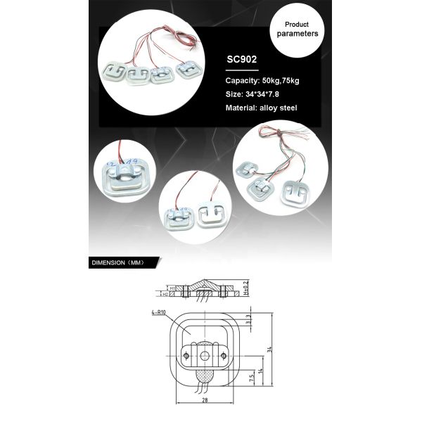 SC902 Chinese Cheap Price Mini Household Digital Kitchen Weight Scales Load Cells 50Kg 75kg 200KG