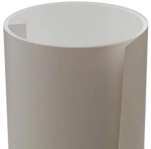 Wholesale Alloy 3105 White Color 22 Gauge 0.60mm Thick 350mm Wide PE Pre Painted Aluminum Coil For Gutter Making from china suppliers
