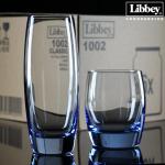 Libbey F2342 Andy's glass of heat-resistant clear blue drink Drinking glasses