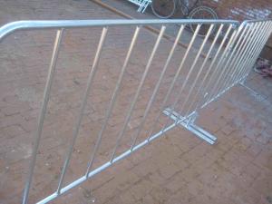Wholesale Welding / Punched Cross Feet / Bridge Feet Crowd Control Barriers 1100mm*2200mm from china suppliers