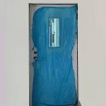 Blue Steel Doors Swing Type Prehung Swinging Door With Hinges