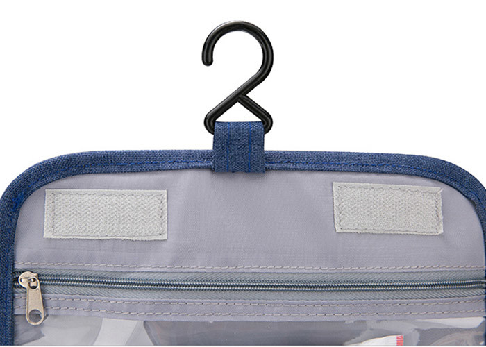 Foldable OEM Personal Organizer Toiletry Bag , Hanging Travel Accessory Bag