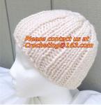 Knit Cotton Beanies, handmade baby beanie, custom knit beanie, Hot promotion