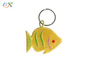 Wholesale Personality Logo Embroidered Keychain Size Customized For Promotion Business Gift from china suppliers