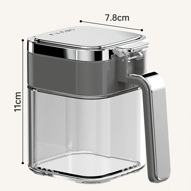 2024 New Arrival Kitchen Seasoning Storage Container Tea Coffee Sugar Salt Glass Spice Jars With Stainless Steel Lids