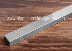 Wholesale Brushed Stainless Steel Tile Trim , Stainless Steel Border Edge Tile Background Wall Decoration from china suppliers