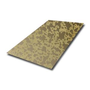Wholesale Grade 304 316 Etching Stainless Steel Sheet 1.2mm Thickness For Lifts Interiors Room Decoration from china suppliers