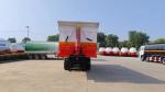 40-80 Ton Hydraulic Rear Dump Tipper Trailer 3 Axles Tipper Semi Truck Tipping