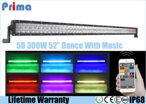 Wholesale 5D RGB Remote Control LED Light Bar For Trucks 52 Inch 300W Remote Control from china suppliers