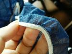 Nonwoven PP Disposable Head Cap Bule/White Cap With Peaked CE ISO FDA For Food