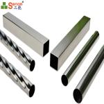 Satinless Steel Embossed Pipe Cold Rolled Welded Tube Steel Profile Inox