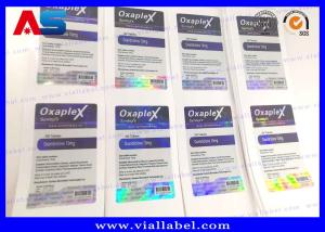 Wholesale Full Color Paper / PP / Laser Film Prescription Pharmacy Label With Hologram Effect For Medicine Jars from china suppliers