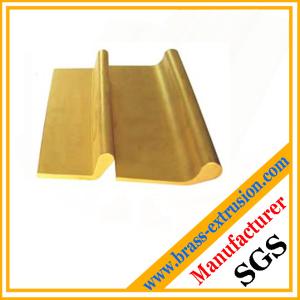 Wholesale Extruded brass profile for door hinges from china suppliers
