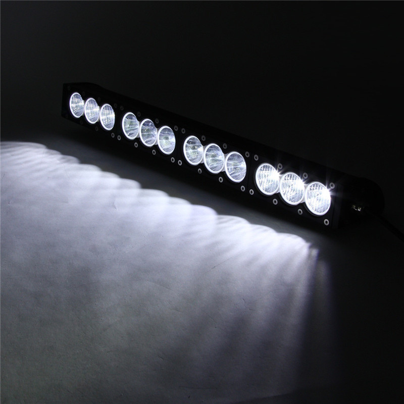 High quality 10W Cree offroad led light bar PC lens DHCB-L120SDC