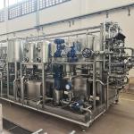 Juice / Dairy / Beverage / Syrup Tubular Sterilizing Machine 304 Stainless Steel