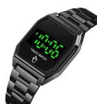 led watch touch screen 1679 boy fashion hand stainless steel touch led watch