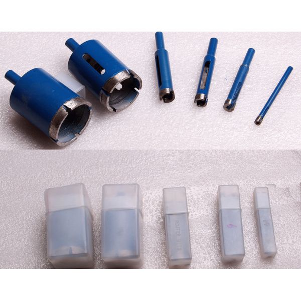 Glass Drilling Core Drill Bit Sintered Drill Bit For Bench Drill Machine