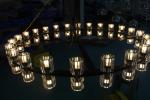 Customizable D 137CM Luxury Crystal Hanging Light for Bedroom Living Room Modern