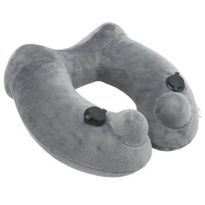 Wholesale Travel Use Neck Air Pillow With Carrying Pouch , Blow Up Airplane Pillow from china suppliers