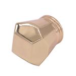 Four Sided Diamond Shaped Zamak Perfume Caps , Small Perfume Bottle Tops