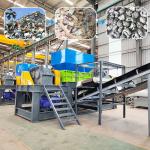 Shredding Recycling Metal Shredder 300Kg/H-22000Kg/H Industrial Steel Shredder