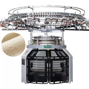 Single Jersey Circular Fleece Weft Knitting Machine Textile Knit Sweater