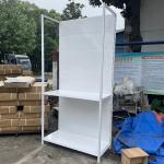 Factory Custom Color Size White supermarket display shelves supermarket gondola