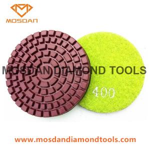 China 3 Inch Wet Resin Bond Polishing Pads for Concrete Floor Grinders on sale