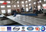 Electrical Steel Tubular Pole , Metal Utility Poles For 132kv Distribution Line