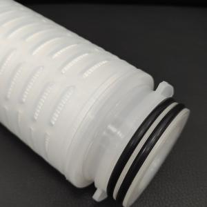 Wholesale PP Pleated Filter Cartridge For Water RO Pre Filtration 0.1um 0.22um 0.45um from china suppliers