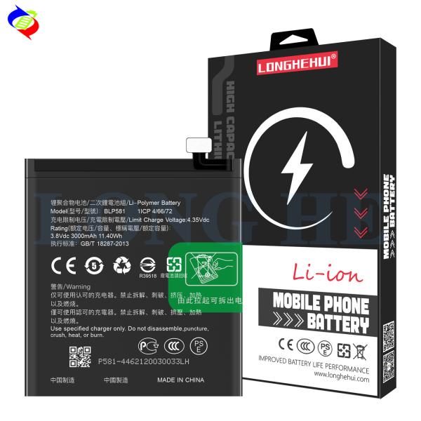 Mobile Smart Phone Battery BLP581 4.35V 3000mAh For OPPO N3 N5206 N5207 N5209
